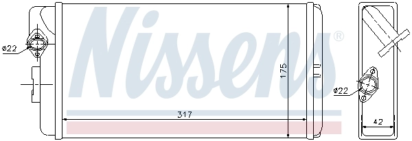 Calefactor Nissens 72035