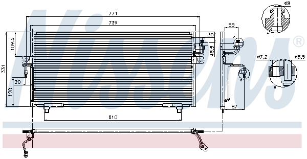 Condensador Nissens 94299