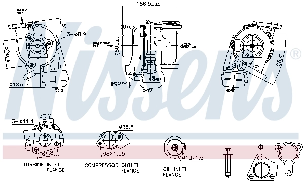 93169522 General Motors Turbo para motor