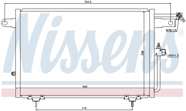 Condensador Nissens 94213