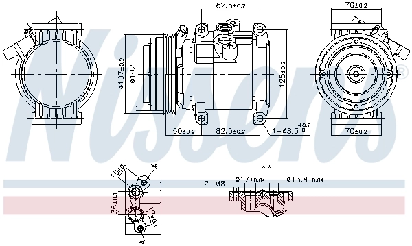 Comprar Compresor de aire acondicionado Chevrolet Spark (Matiz)  M300 a bajo precio