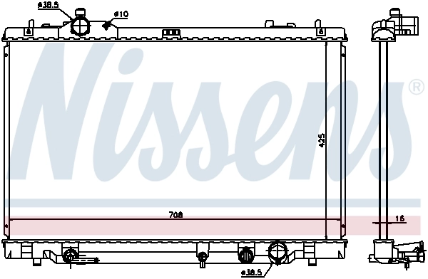 646819 Nissens Refrigeración del motor
