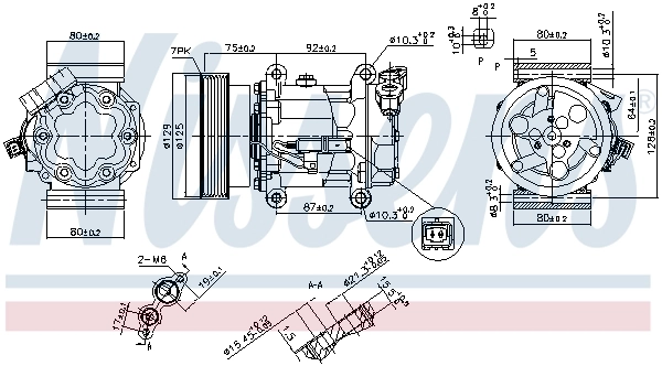 89372 Nissens Compresor climatizador