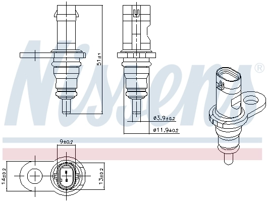 Sensor de temperatura para Audi A7 4KA