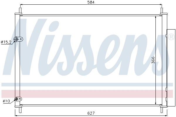 Aire acondicionado capacitor Nissens 940037 precio, desde 81,77 EUR