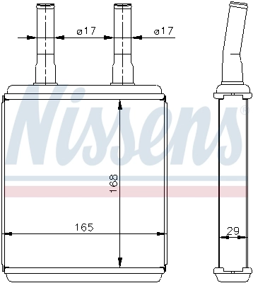 Calefactor Nissens 77604