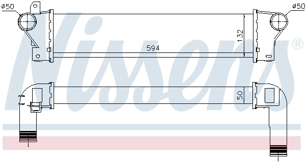 Enfriador de aire de admisión Nissens 961425