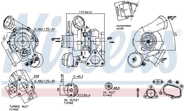 Turbo para motor para Opel Vectra B 38