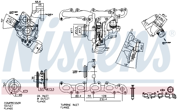 Comprar 93420 Nissens Turbo de coche