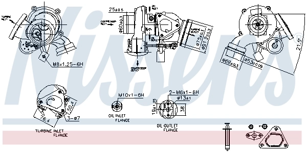 Turbocompresor 93527 Nissens