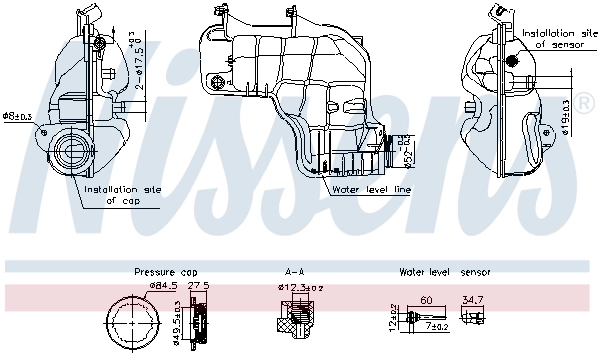  Vaso de expansión Land Rover Discovery 5