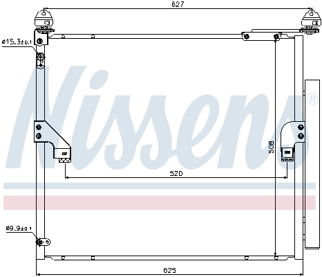 940367 Nissens Radiador de aire acondicionado