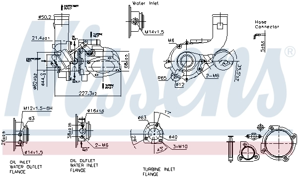 93169 Nissens Turbo para motor