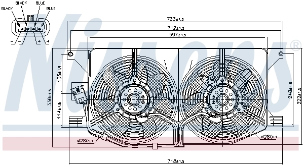 Ventilador de refrigeración Nissens 85402