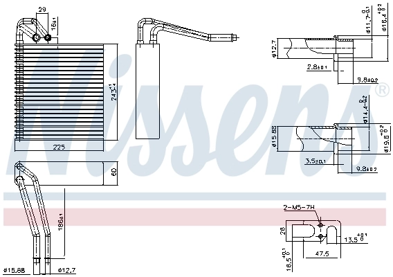 Evaporador Nissens 92331