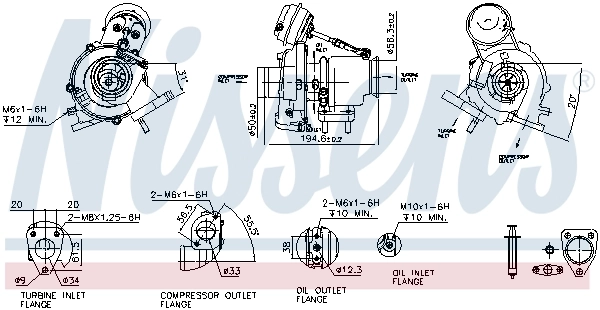 Turbo Nissens 93418