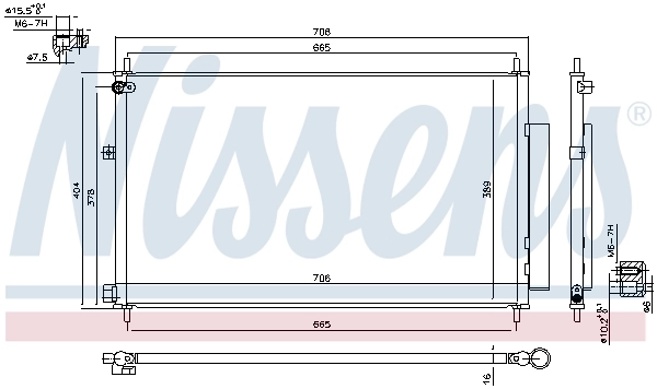 Condensador Nissens 940538