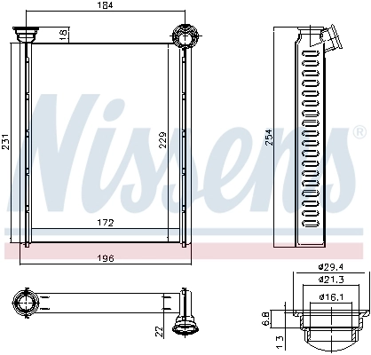 Calefactor Nissens 72987