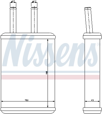 Calefactor Nissens 77523