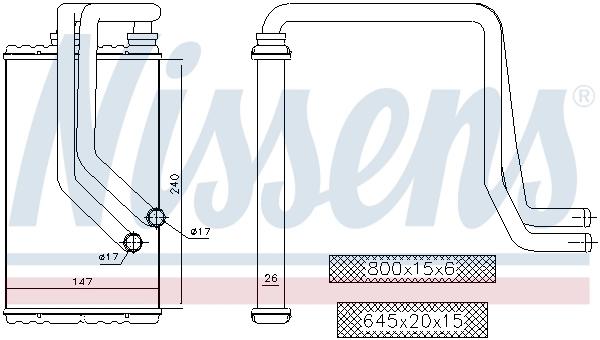 Calefactor Nissens 72956