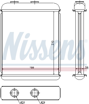 Calefactor Nissens 72662