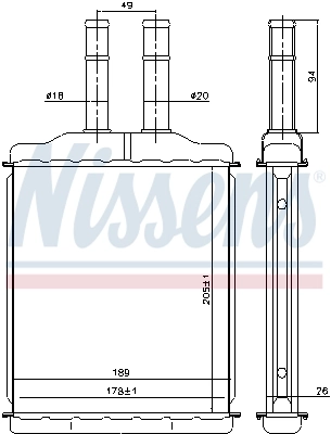 Calefactor Nissens 76505