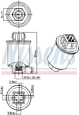Sensor AC Nissens 301035