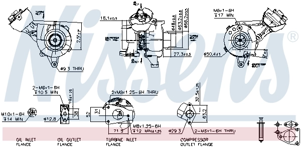 Turbocompresor Citroen C4 GRAND PICASSO I monovolumen (UA) (2006 - 2013) precio, desde 104,52 EUR