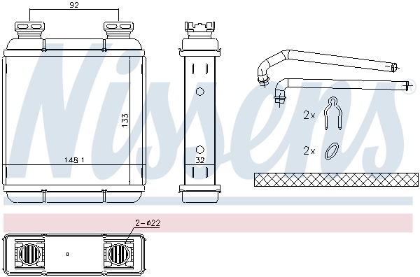 Calefactor Nissens 72072