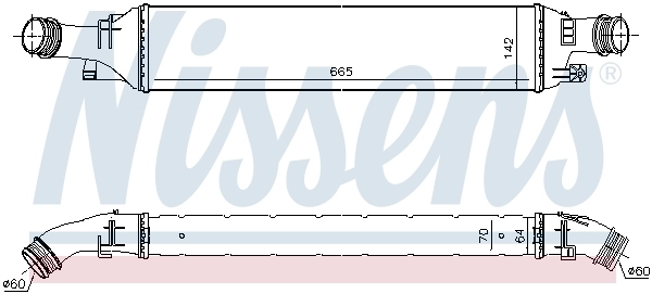 Intercooler 96298 Nissens