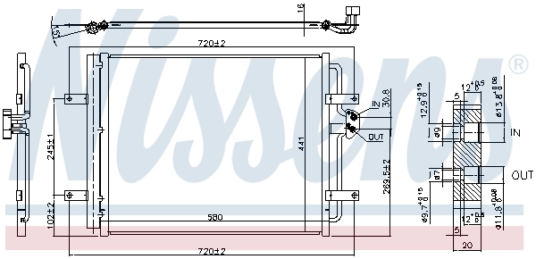 Condensador Nissens 940584