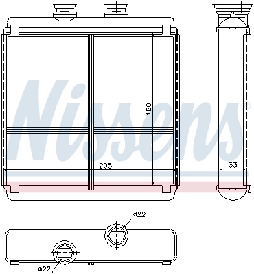 Calefactor Nissens 72042