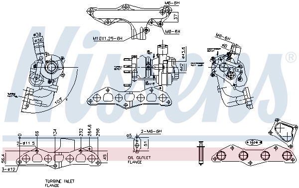 93345 Nissens Turbo para motor