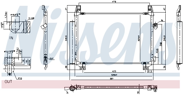 Condensador Nissens 940085