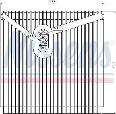 Evaporador, aire acondicionado Hyundai Accent 3 MC