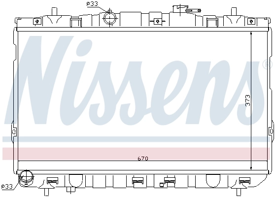 Radiador 67467 Nissens