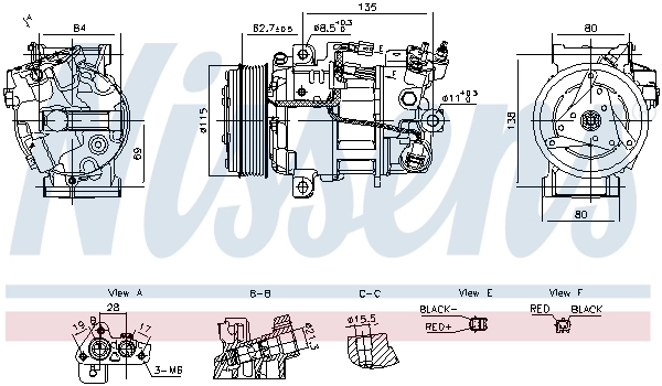 Compresor de ac para Renault Scenic IV (R9)