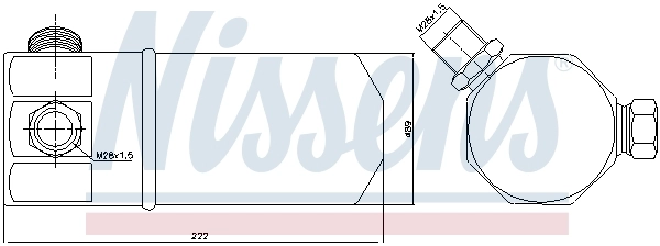 Filtro deshidratador 95117 Nissens