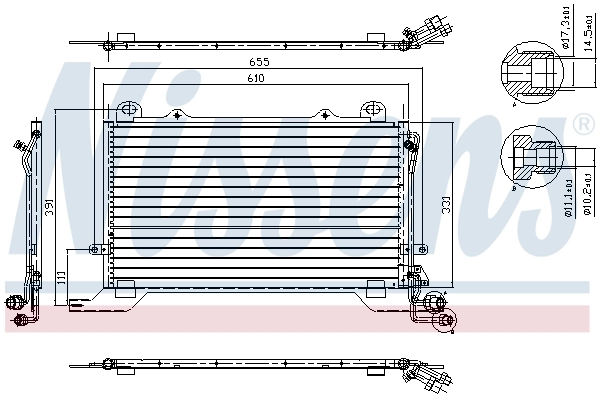 Condensador Nissens 94567