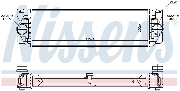 Intercooler 96526 Nissens
