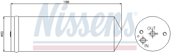 Filtro deshidratador 95065 Nissens