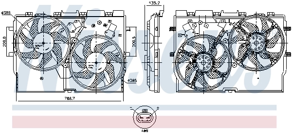 Comprar 850005 Nissens Ventilador de radiador