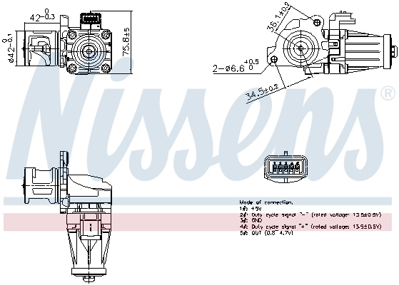 Válvula EGR para Peugeot 301