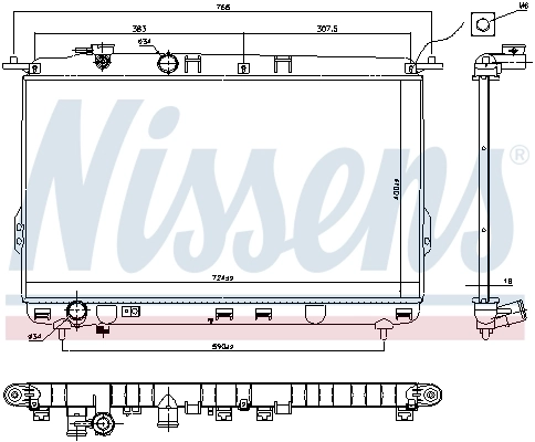 Radiador 67026 Nissens
