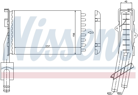Calefactor Nissens 73352