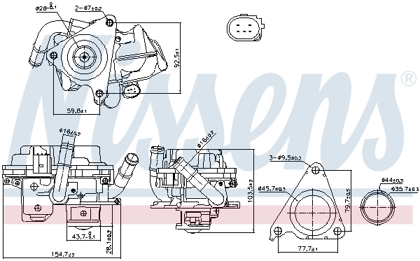 Válvula de regulación de gases Volkswagen Caddy ALLTRACK IV familiar (SAB) (2015 - 2026) precio, desde 91,48 EUR