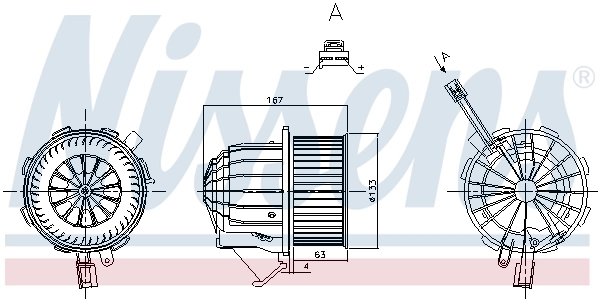 Ventilador interior Nissens 87428