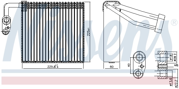  Evaporador de aire acondicionado Volvo S40 2