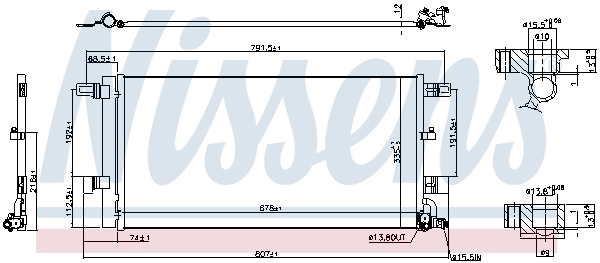 Condensador Nissens 941076