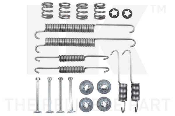 Kit de montaje de zapatas de freno traseras para Dacia Logan KS